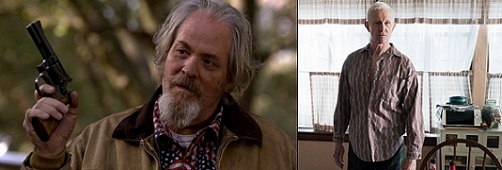 Justified 5 - M.C. Gainey as Bo Crowder, left, and Raymond J. Barry as Arlo Givens
