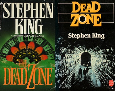 The Dead Zone 4 - Previous covers for The Dead Zone by Stephen King